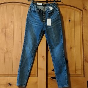 NWT Judy Blue jeans 9/29 5 Button skinny